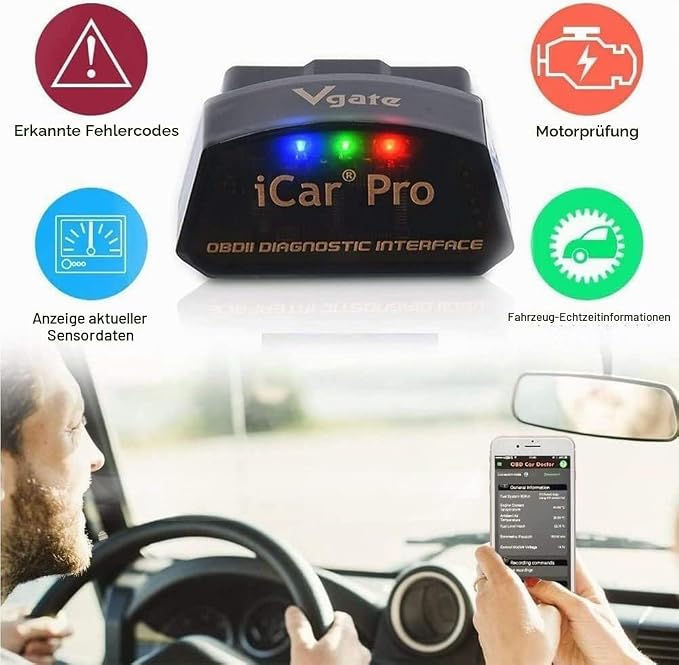 Axiom iCar Pro Bluetooth 4.0 OBD2 code reader adapter